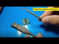 Placa de áudio de potência de classe D com amplificador linear de 6 W PAM8403 5V CA-8403 Tensão padrão