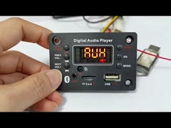 Bluetooth sem fio 5.0 MP3 WMA Decodificador Cartão de Áudio de Carro USB TF FM Módulo de Rádio Tecido de cores MP3 Play