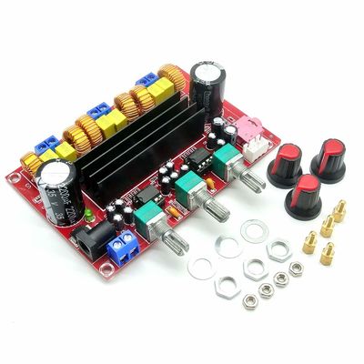 Modulo de amplificador digital CA-3116P com chip TPA3116D2 de saída 50Wx2+100W e tensão DC12-24V