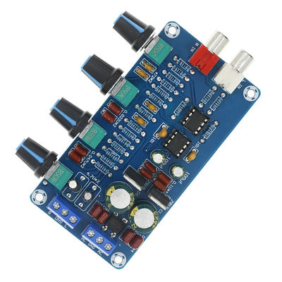 Modulo pré-amplificador estéreo NE5532 de 4 canais com circuito de controle de tom