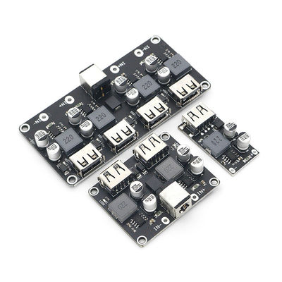 Placa conversora de impulso módulo de fonte de alimentação abaixador USB duplo QC3.0 QC2.0 6-32V 9V 12V 24V
