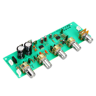 BY08 Painel de amplificador de potência linear com ajuste alto/médio/baixo e duplo AC12-15V com 4558 Op Amp