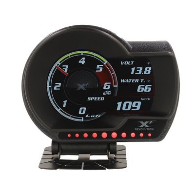 Obd2 Medidor de pressão automático digital de turbina Multifunção HUD Head-Up Display OBD Gauge Meter Eletrônica automática alta