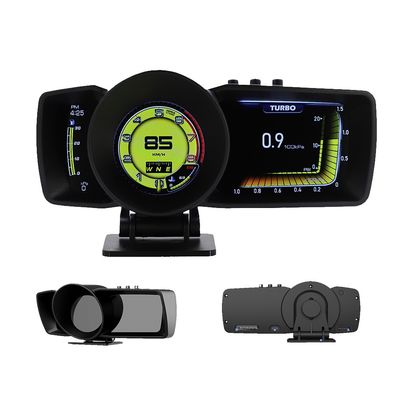 2023 OBD2 Display de velocidade GPS Smart Gauge com Head-Up Display (HUD) Interface múltipla para eletrônicos de automóveis