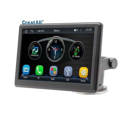 Creatall MP5 Player CarPlay sem fio portátil de 7 polegadas para Bluetooth Novo slot de cartão multimídia transfronteiriço Unidade principal suporta WAV