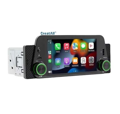 Creatall Single-Cilindro 5 polegadas Smart para BT Car MP5 Player CarPlay/Auto sem fio Navegação Painel de instrumentos Interconexão de marcha atrás