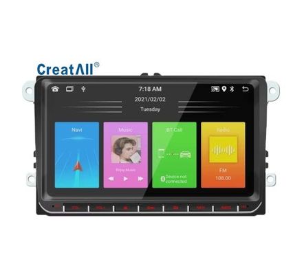 Creatall Nova 9 polegadas para Volkswagen Car Head Unit para Bluetooth MP5 Player Sistema Android GPS Navegação CarPlay Integrado