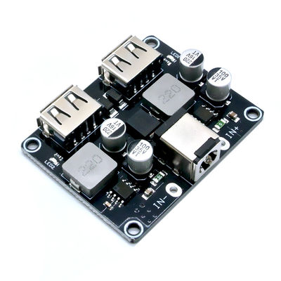 Módulo 6-32V 9V 12V 24V de DC-DC Buck Converter Charging Step Down a jejuar placa rápida USB duplo QC3.0 QC2.0 do carregador