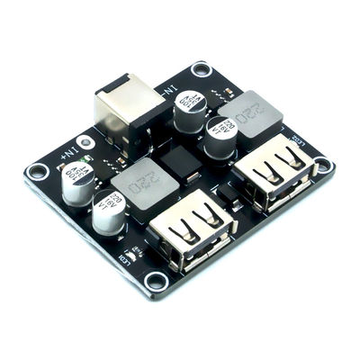 Módulo 6-32V 9V 12V 24V de DC-DC Buck Converter Charging Step Down a jejuar placa rápida USB duplo QC3.0 QC2.0 do carregador