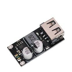 Módulo 6-32V 9V 12V 24V de DC-DC Buck Converter Charging Step Down a jejuar placa rápida USB duplo QC3.0 QC2.0 do carregador