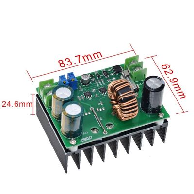 600W 12-60V à placa atual constante elevadora do conversor do impulso do módulo de fonte de alimentação de 12-80V DC-DC