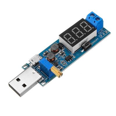 C.C. 3,5 - módulo de fonte de alimentação USB de 12V 1.2-24V Buck Converter Module Step ACIMA de abaixador