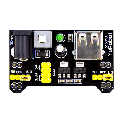 Placa da fonte de alimentação da tábua de pão da fonte de alimentação 3.3v &amp; do 5v Solderless do módulo do PWB da tábua de pão