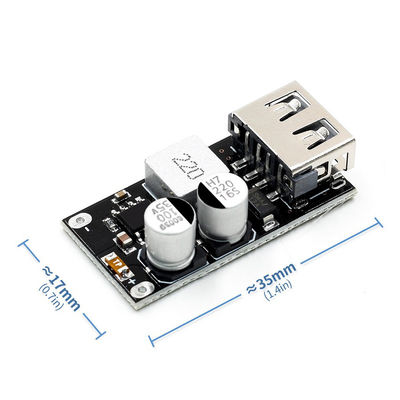 Módulo de fonte de alimentação da placa do carregador do circuito de QC3.0 2,0 USB DC-DC Buck Converter Charging 6-32V