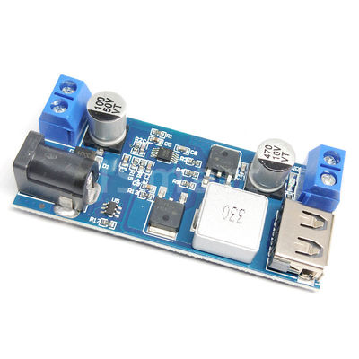 Fonte de alimentação abaixadora Buck Converter da C.C. 24V 12V 5V 5A USB