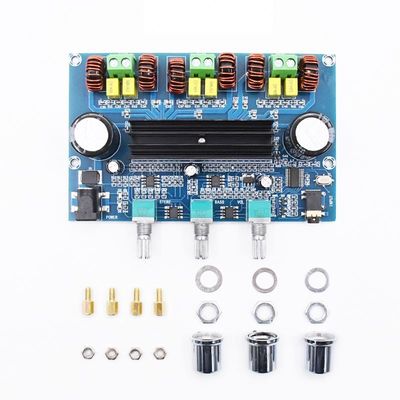 CA-3166B Quadro de amplificador de energia digital DC12-24V 50Wx2+100W com módulo de áudio Bluetooth 5.0 Classe D