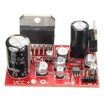 Placa amplificadora de potência de saída de 38 W com fonte de alimentação DC 12 V e módulo de áudio chipset TDA7379 + AD828