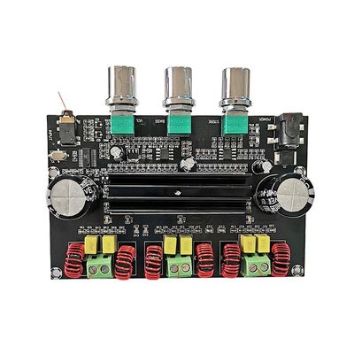Potência de saída 100W 12-24V Tensão de alimentação 2.1 canais TPA3116D2 Placa amplificadora de áudio digital