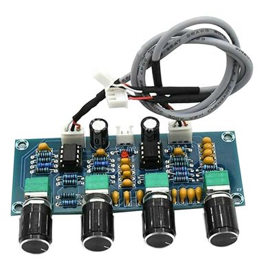NE5532 Amplificador Módulo de Áudio Amplificador Digital Classe D com Entrada DC12V-24V e Ajuste de Volume de Graves Agudos