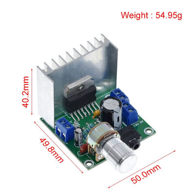 Canal audio do dobro do módulo 15W+15W do amplificador TDA7297 para o orador da estante