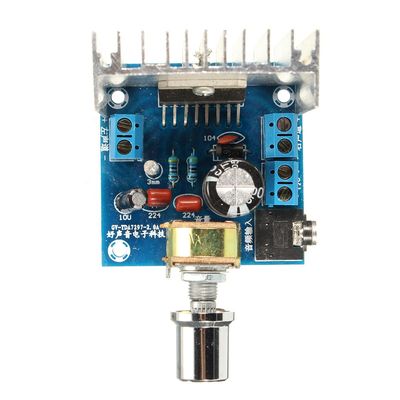 Canal do uso 2,0 do dobro de TDA7297 2x15W 12V Mini Amplifier Board AC/DC