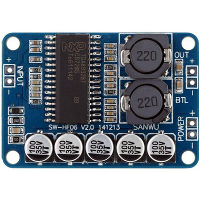 TDA8932 Módulo de Amplificador de Potência Digital de 35 W com Alta Eficiência e Impedância de Falantes de 4/6/8 Ohm