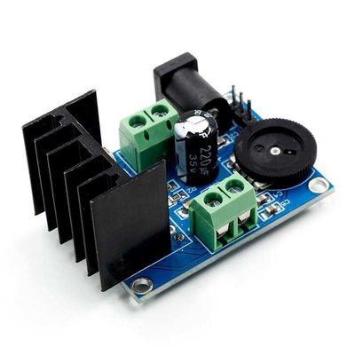Placa amplificadora estéreo de canal duplo TDA7297 versão B 15W * 2 com alimentação DC 9-15V
