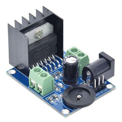 Placa amplificadora estéreo de canal duplo TDA7297 versão B 15W * 2 com alimentação DC 9-15V