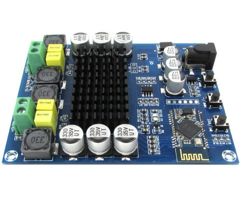 Módulo de áudio amplificador digital de canal duplo com saída de 100 W * 2 e conectividade Bluetooth BT 4.0