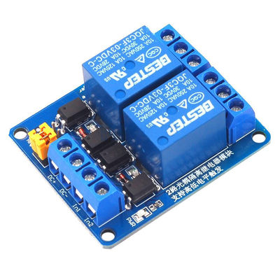 acoplador ótico duplo do canal do módulo de relé 2 do controle de 3.3V 5V 12V 24V