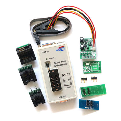 RT809F Programador Ferramenta de Teste de Chip IC de Placa-mãe 7 Adaptadores SOP16 SOP20