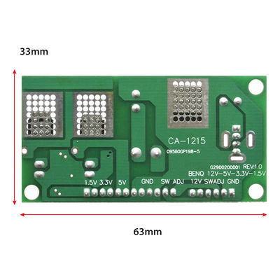 CA-1215 12V 5V 3.3V 1.5V módulo de alimentação LCM LCD Dc para placa de conversão Dc