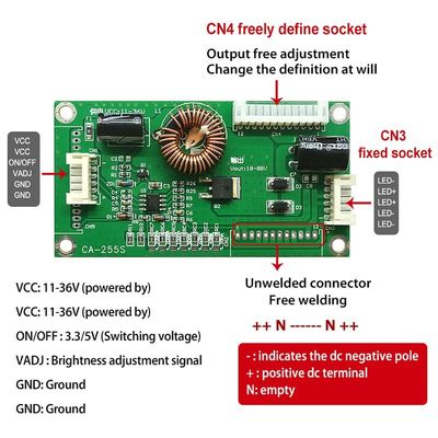 CA255S LED Driver Board Universal 10-48 polegadas TV led placa de corrente constante