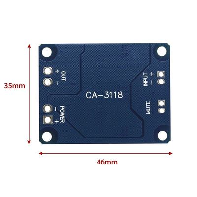 CA-3118 DC12-24V Amplificador de Áudio ModuloTPA3118 1*60W AMP