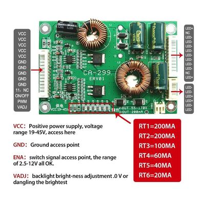 CA-299 conduziu a placa universal do inversor da tevê 32&quot; - 60&quot; auto ajustaram atual