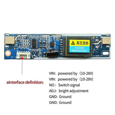 CA-2028 Small Port 2 Lamp Lcd LED Backlight Driver Board para monitoramento de computadores