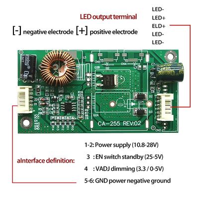 CA-255 Constant Current Board Universal 10" - 42" conduziram o motorista Board do luminoso da tevê
