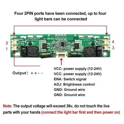 CA-266 LED Backlight Driver Board Para 32-65 &quot;Led TV Inverter Board Ajuste automático de tensão