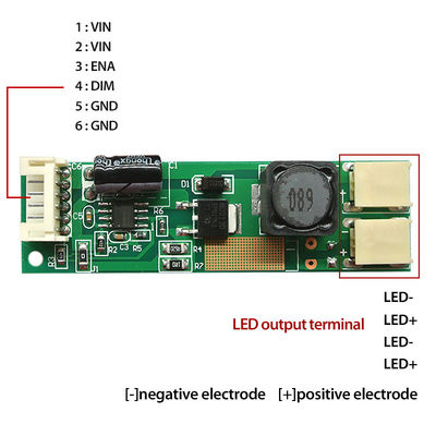 Ca-155 10-30v Led Backlight Driver Board Led Inverter para ajuste de luz