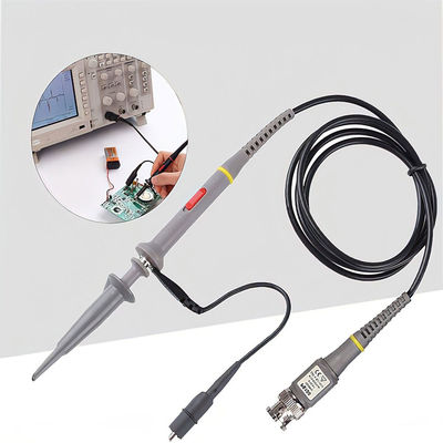 Kit de Ferramenta Testadora BNC P6100 Sonda de Osciloscópio 100MHz 1X 10X Clipe Conjunto de 2 Peças