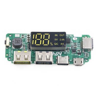 CA-524A 5V 2.4A 18650 BMS Battery Protection Board Micro / Tipo C LED Mobile