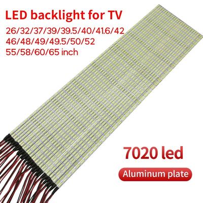 26&quot; a 65&quot; placa de alumínio larga da tira de borda 3.8mm do diodo emissor de luz da tira 7020 do luminoso do diodo emissor de luz