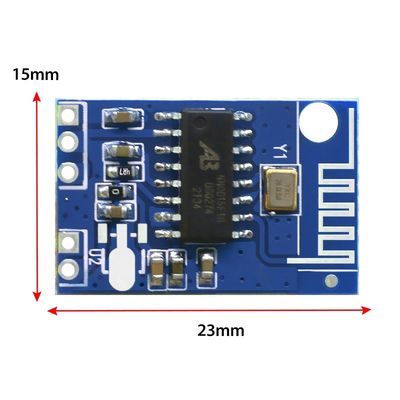 CA-6928 23x15mm Módulo de Áudio Bluetooth Placa Amplificador Componente Receptor de Som Sem Fio