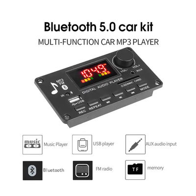 MP3 C.C. audio 5V-26V ICCS8673E do módulo do decodificador 80W Bluetooth