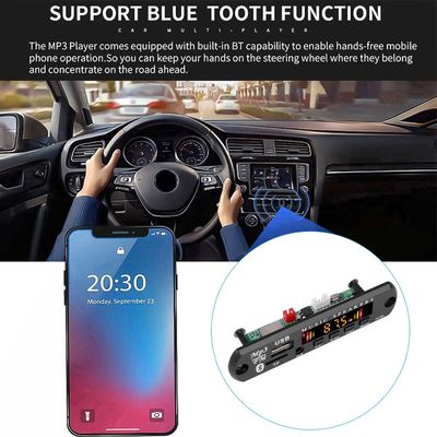 Módulo Decodificador de Áudio MP3 WMA Bluetooth Rádio FM com Controle Remoto Receptor Sem Fio