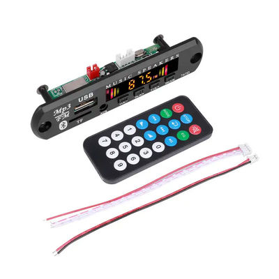 Módulo Decodificador de Áudio MP3 WMA Bluetooth Rádio FM com Controle Remoto Receptor Sem Fio