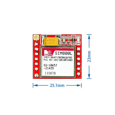 Porta de série de SIM Card Core Quad Band TTL do módulo de SIM800L GPRS G/M micro