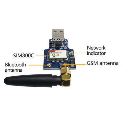 Usb sem fio do módulo de SIM800 SIM800C Wifi à faixa G/M GPRS do quadrilátero do módulo da G/M