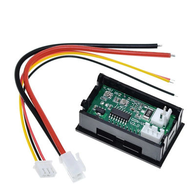 O volt ampère da C.C. 0-100V 10A Digitas mede C.A. 0,28&quot; movimentação azul vermelha IC