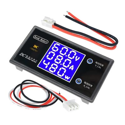 C.C. 0-100V 10A 1000W do amperímetro do voltímetro do Wattmeter do LCD Digital